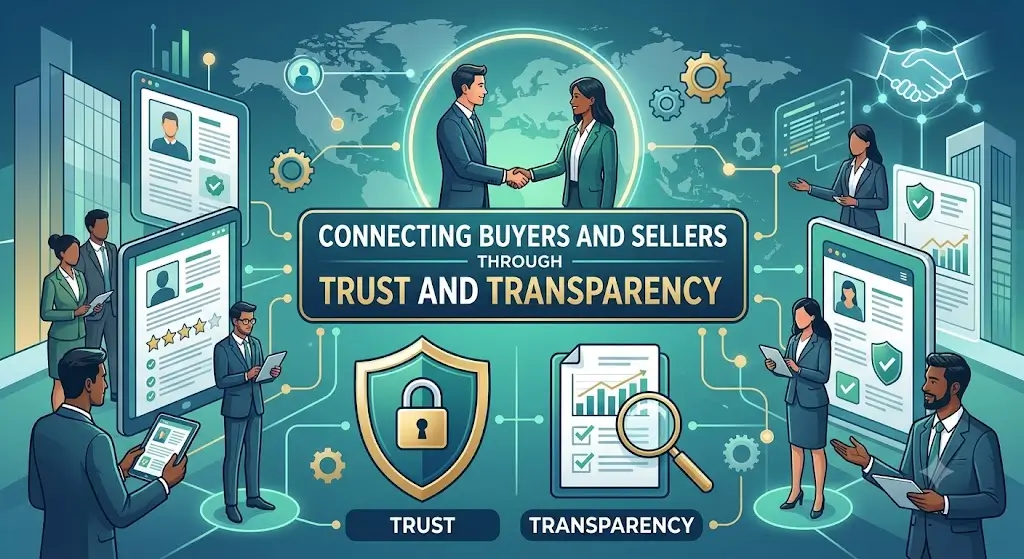 A secure online marketplace connecting buyers and sellers through trusted interactions, transparent pricing, verified reviews, and confident purchasing decisions.
